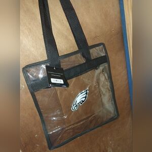 clear tote E.A.G.L.E.S bag